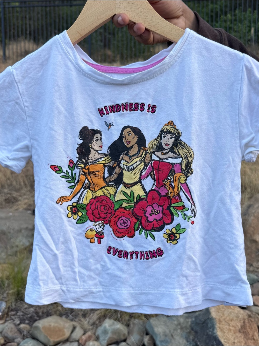 Girls Disney Princess Kindness Is Everything T-Shirt 7/8